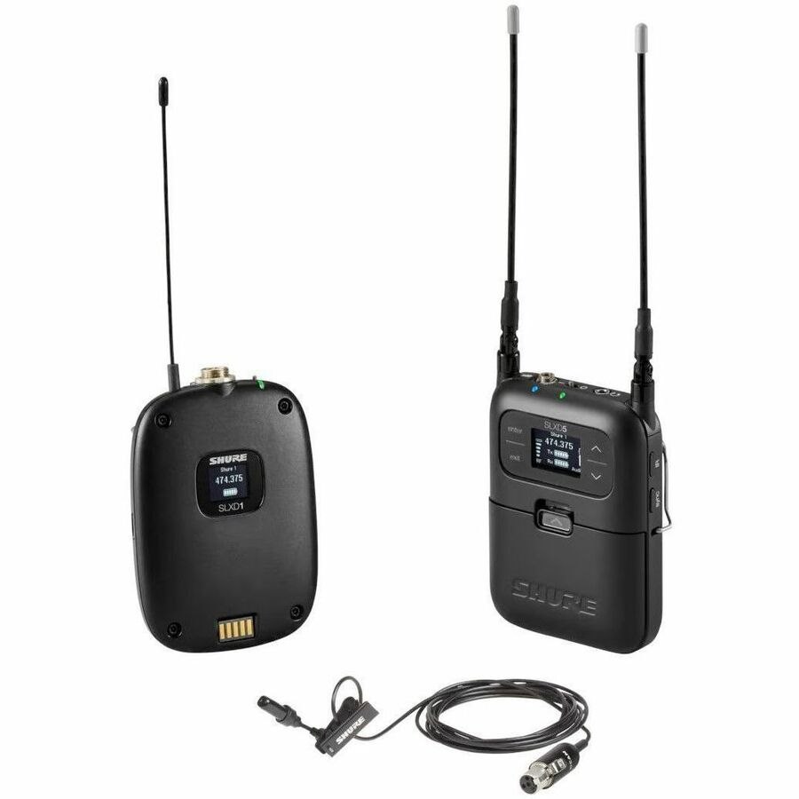 Shure Portable Wireless System With SLXD1 Bodypack Transmitter And UL4B Lavalier Micro