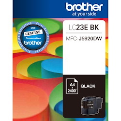 Brother LC23EBK Original Inkjet Ink Cartridge - Black Pack