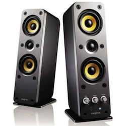 Creative GigaWorks T40 2.0 Speaker System - 32 W RMS - Glossy Black