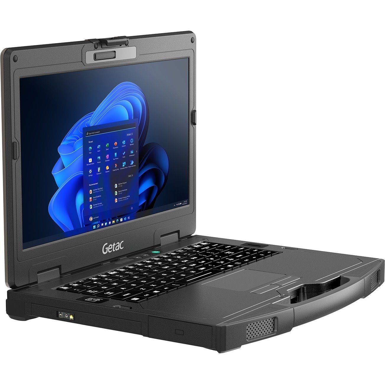 Getac S410 S410 G4 14" Touchscreen Semi-rugged Notebook - HD - 1366 x 768 - Intel Core i5 11th Gen i5-1135G7 Quad-core (4 Core) 2.40 GHz - 8 GB Total RAM - 256 GB SSD - Black