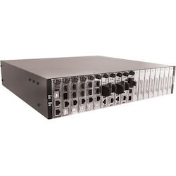 Transition Networks 19-Slot Chassis for the ION Platform DC Powered