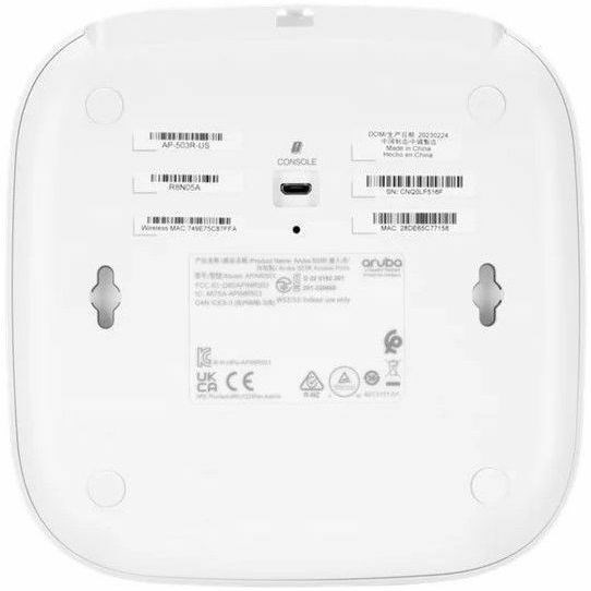 HPE AP-503R Dual Band IEEE 802.11 a/b/g/n/ac/ax 1.49 Gbit/s Wireless Access Point - Indoor