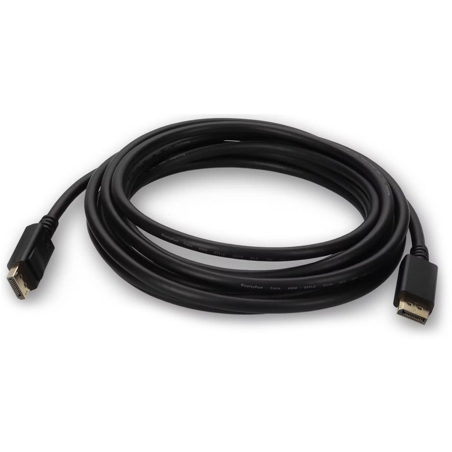 15ft DisplayPort Male 1.4 to DisplayPort 1.4 Male Black Adapter Cable