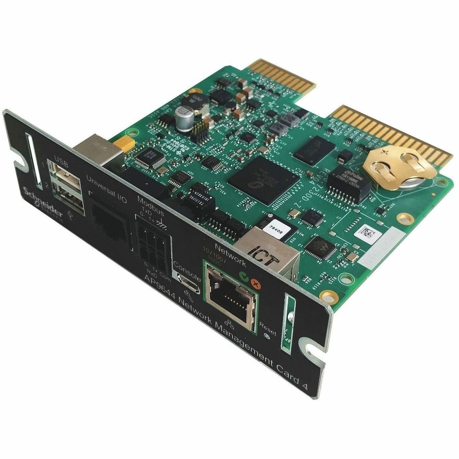 APC by Schneider Electric Network Management Card LCES2 with Modbus, Ethernet and Aux Sensors