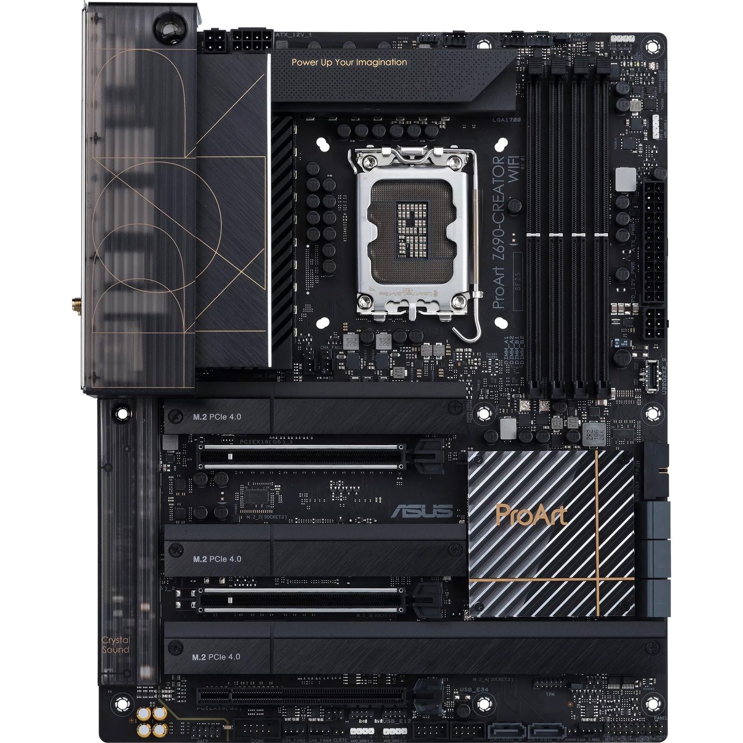 Asus ProArt Z690-CREATOR WIFI Desktop Motherboard - Intel Z690 Chipset - Socket LGA-1700 - Intel Optane Memory Ready - ATX
