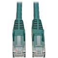 Eaton Tripp Lite Series Cat6 Gigabit Snagless Molded (UTP) Ethernet Cable (RJ45 M/M), PoE, Green, 4 ft. (1.22 m)