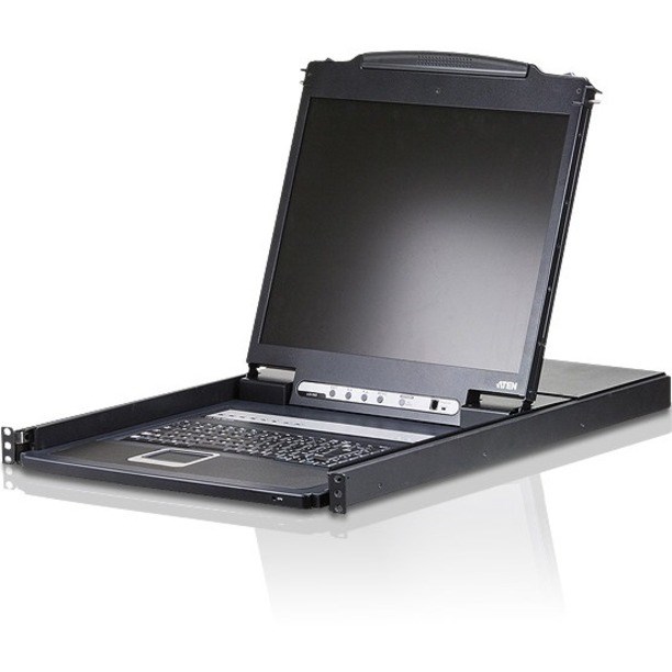 ATEN Rack Mount LCD - TAA Compliant 8 Computer(s) - 19" LCDPS/2 PortUSB 8 Computer(s)