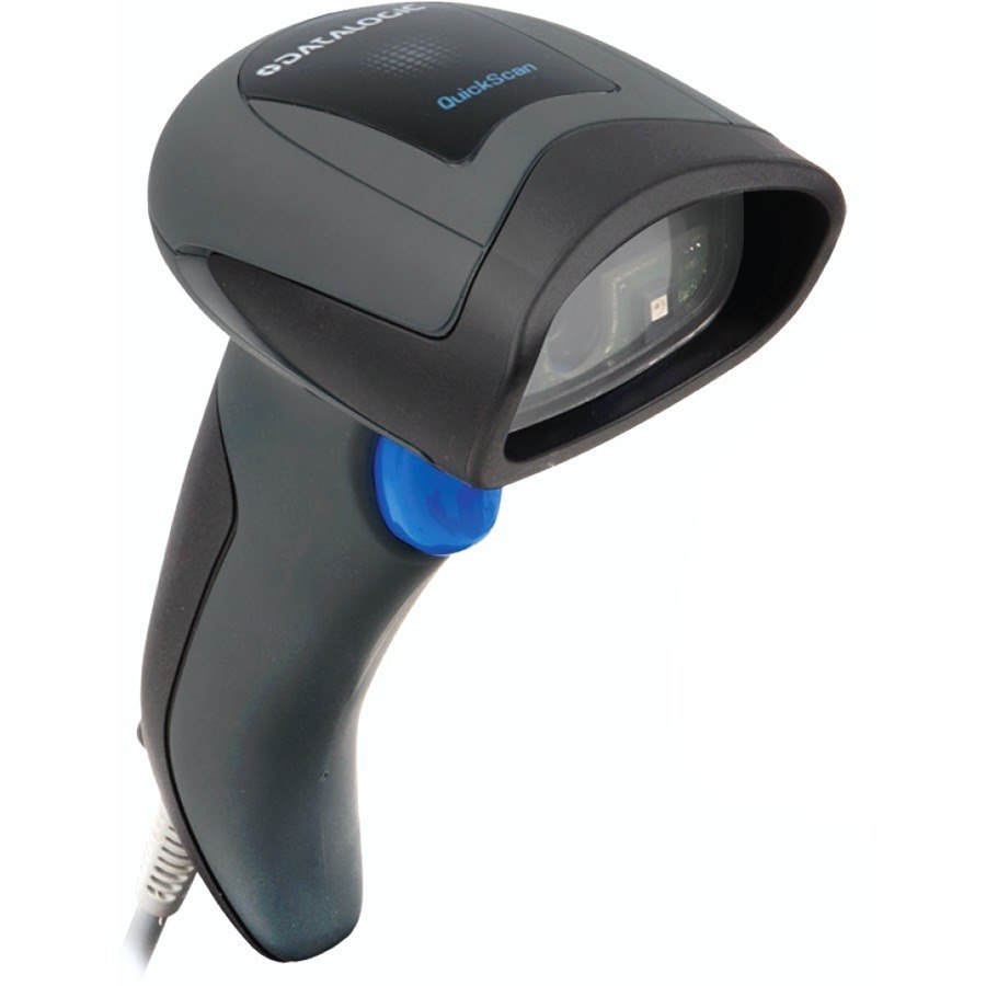 Datalogic QuickScan QD2430 Retail, Industrial Handheld Barcode Scanner Kit - Cable Connectivity - Black - USB Cable Included