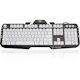 IOGEAR Kaliber Gaming Keyboard - Cable Connectivity - USB 2.0 Interface - English, French - QWERTY Layout - Imperial White