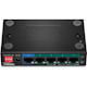 TRENDnet 5-Port Gigabit PoE+ Switch, Camera DIP Switch extends PoE+ 200m (656 ft.), 60W PoE Budget, Black, TPE-TG51g