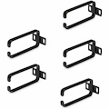 StarTech.com 5-Pack 1U Vertical Cable Management D-Ring Hooks, Server Rack Cable Management, Cable Manager, Network Rack Wire Organizers