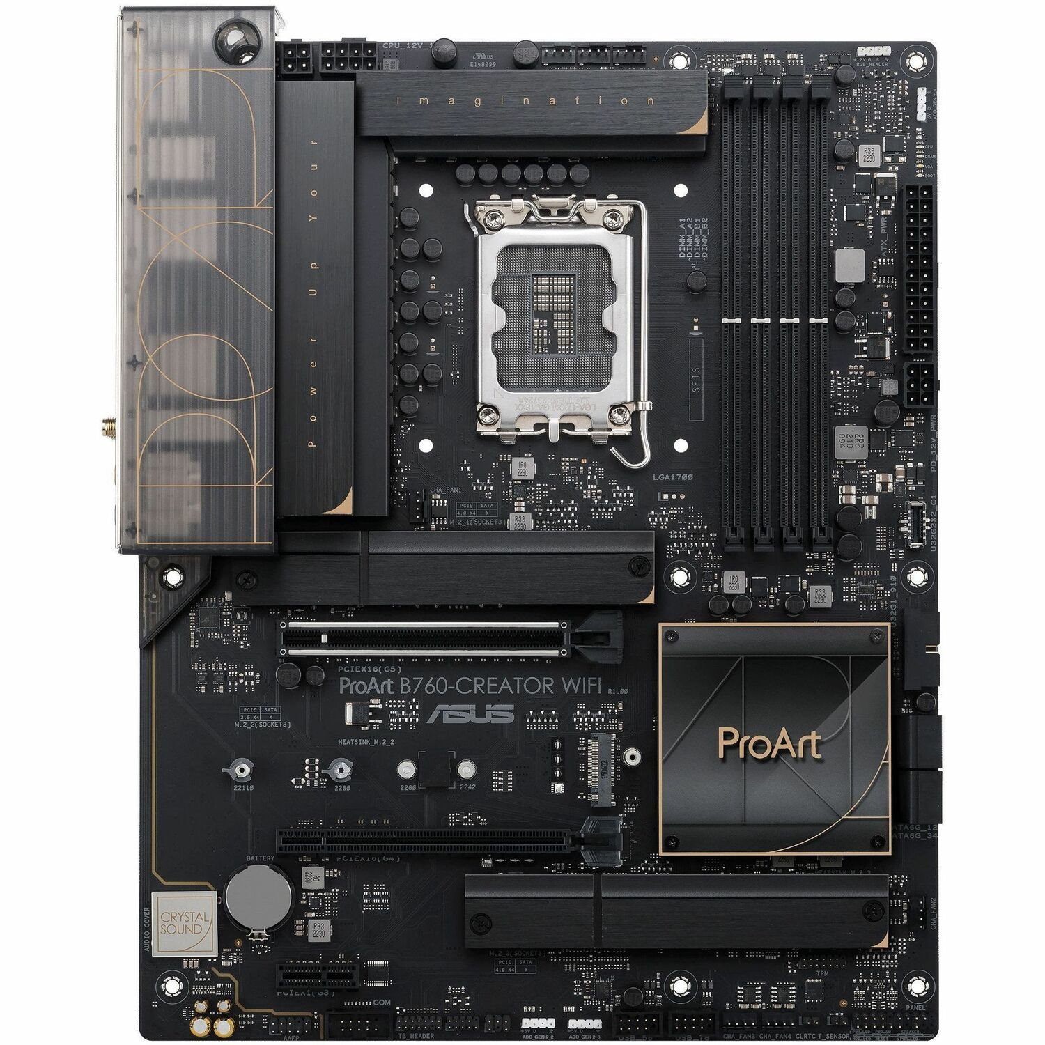 Asus ProArt B760-CREATOR WIFI Desktop Motherboard - Intel B760 Chipset - Socket LGA-1700 - ATX