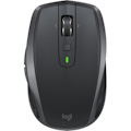 Logitech MX Anywhere 2S Mouse - Bluetooth/Radio Frequency - USB - Darkfield - 7 Button(s) - Graphite