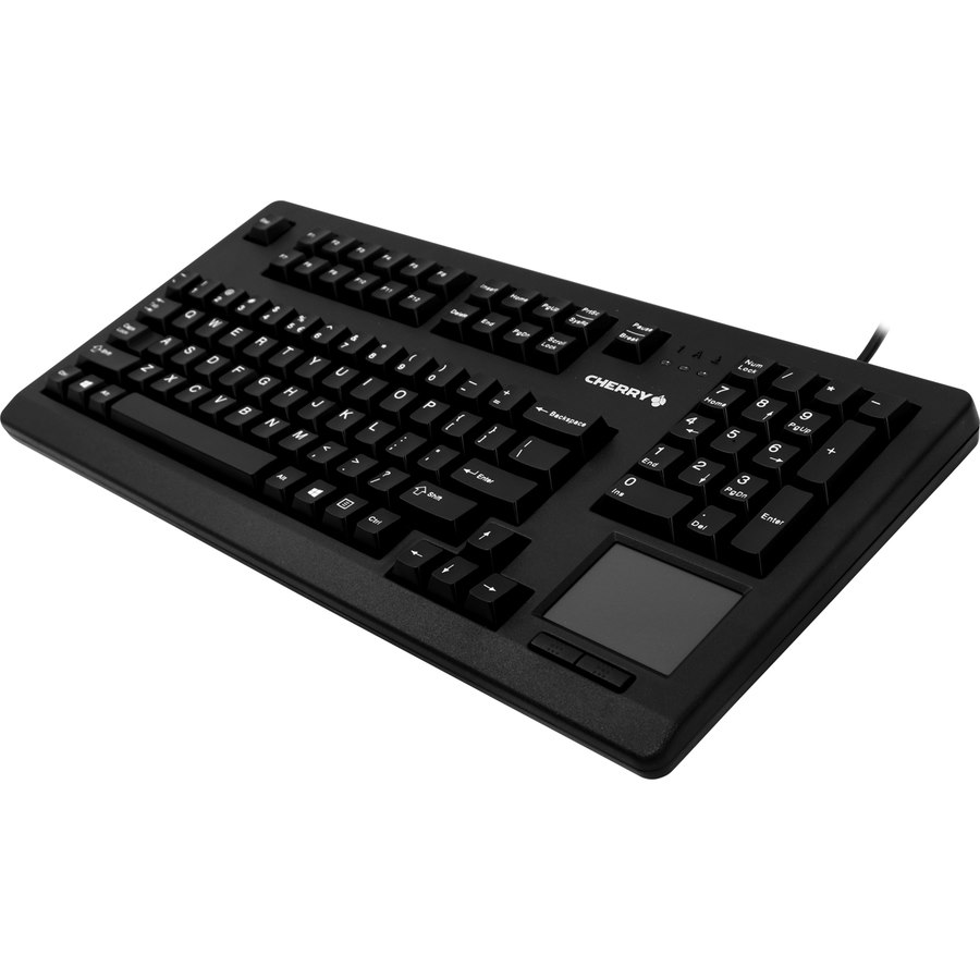CHERRY TouchBoard G80-11900 Keyboard - Cable Connectivity - USB Interface - TouchPad - English (US) - Black