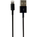 VisionTek Lightning to USB .25 Meter Cable Black (M/M)