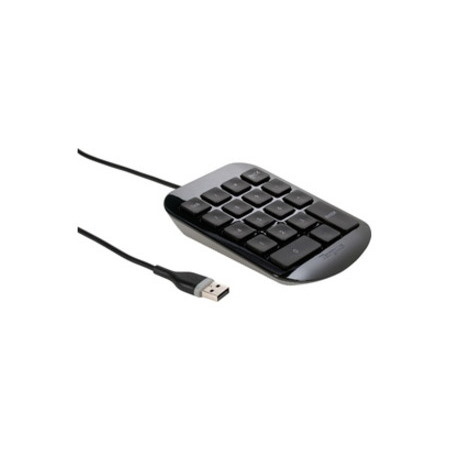 Targus AKP10AU Keypad - Cable Connectivity - USB Interface - Black, Grey