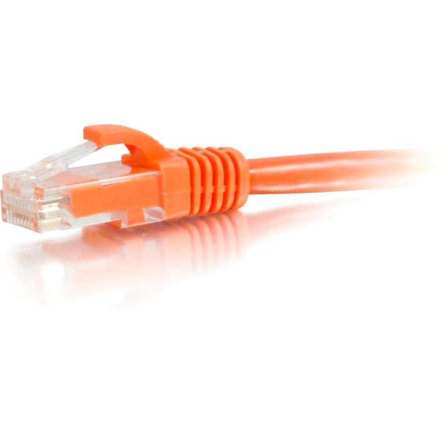 C2G-100ft Cat6 Snagless Unshielded (UTP) Network Patch Cable - Orange