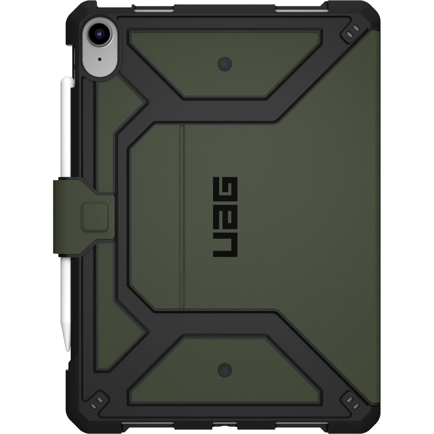 Urban Armor Gear Metropolis SE Rugged Carrying Case (Folio) for 10.9" Apple iPad (2022) Tablet - Olive