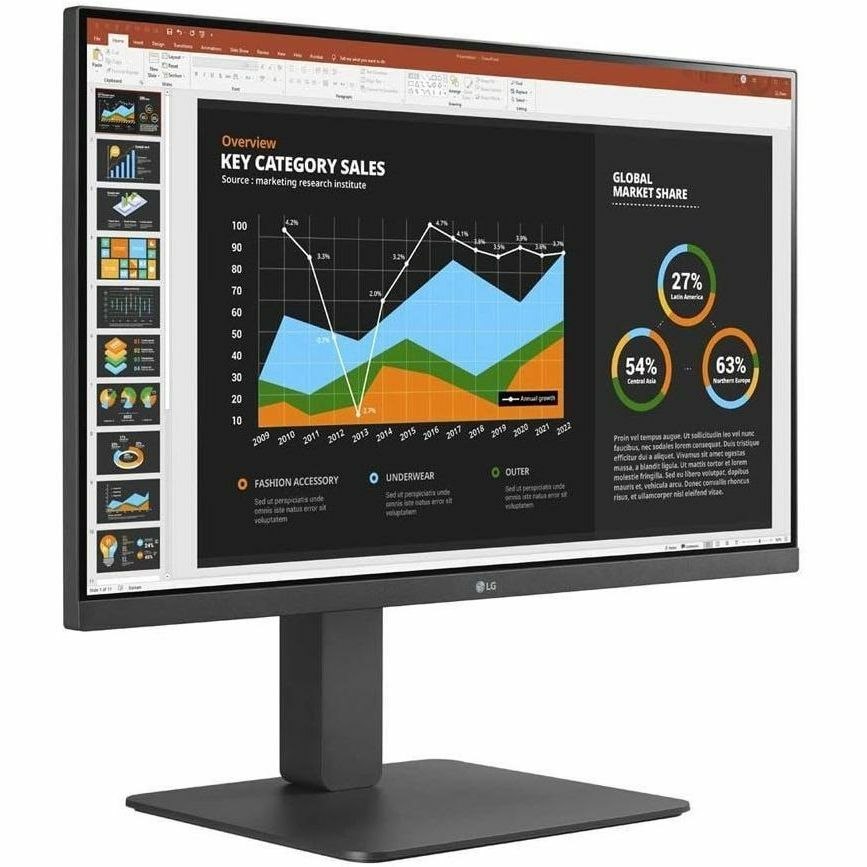 LG 24BR750C-C 24" Class WQHD LCD Monitor - 16:9