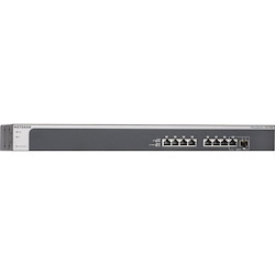 Netgear ProSafe Plus XS708E 8 Ports Manageable Ethernet Switch - 10 Gigabit Ethernet - 10GBase-T, 10GBase-X