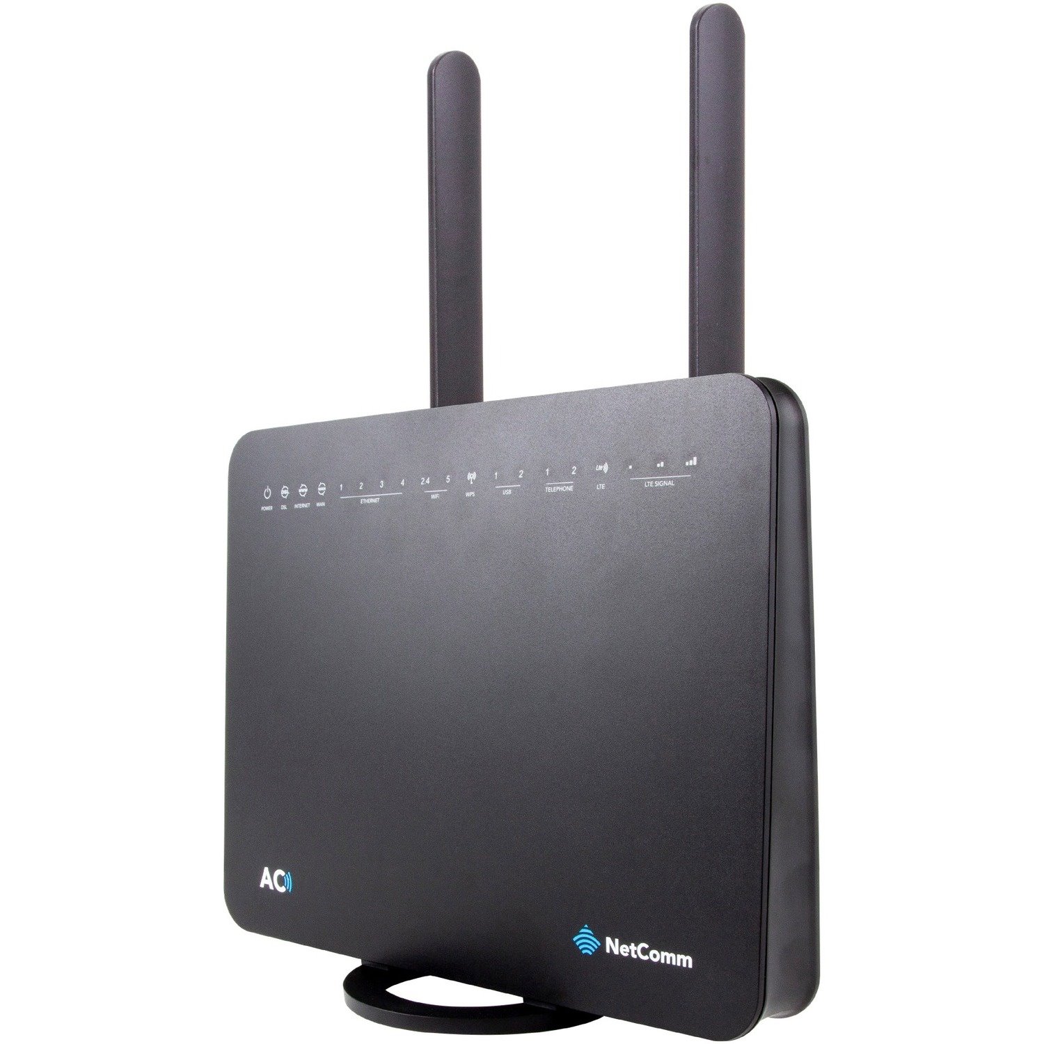 Netcomm Wi-Fi 5 IEEE 802.11ac Ethernet, Cellular, ADSL, VDSL Modem/Wireless Router