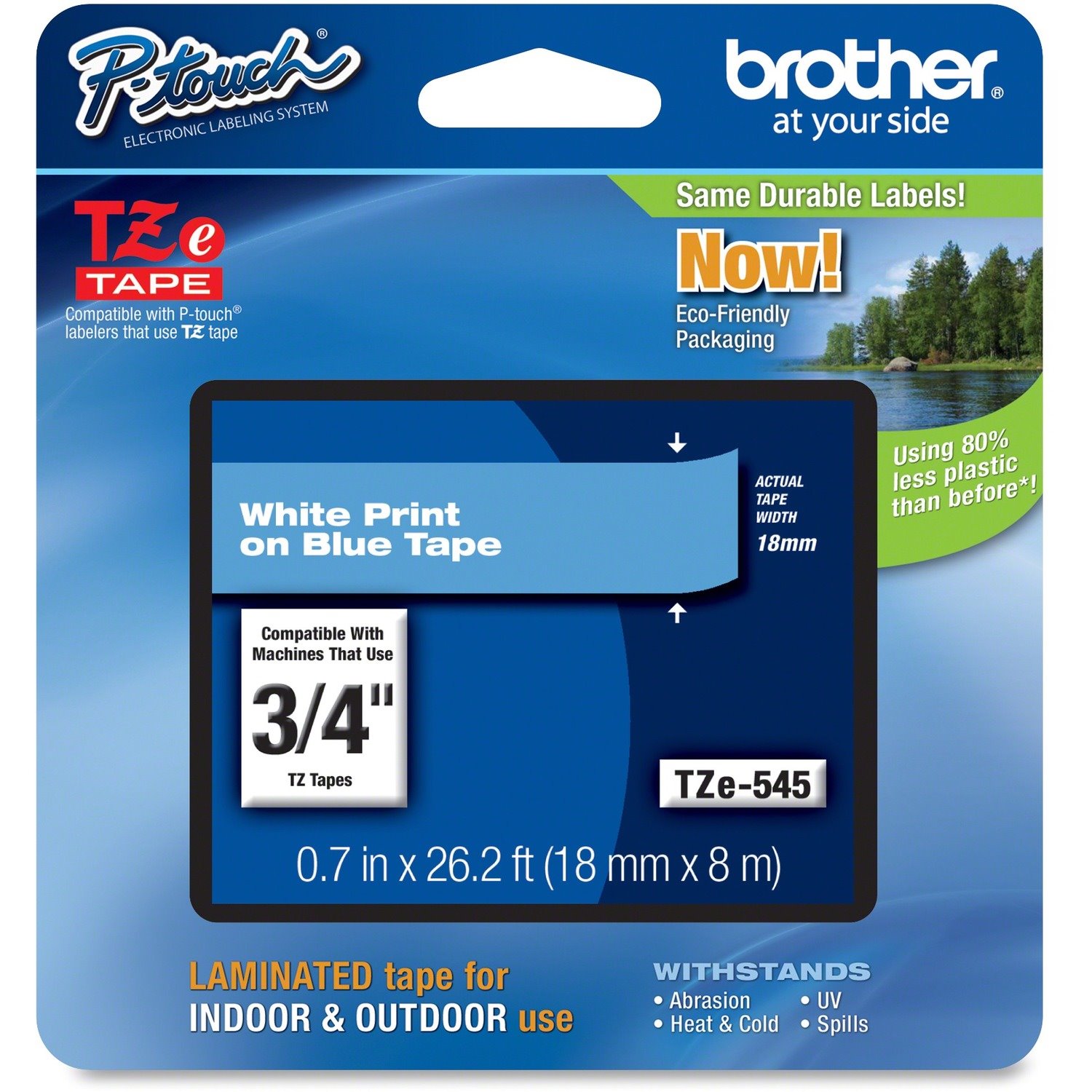 Brother P-Touch TZe Flat Surface Laminated Tape