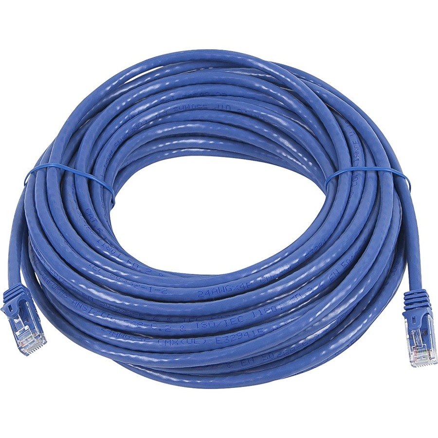 Monoprice FLEXboot Series Cat5e 24AWG UTP Ethernet Network Patch Cable, 75ft Blue