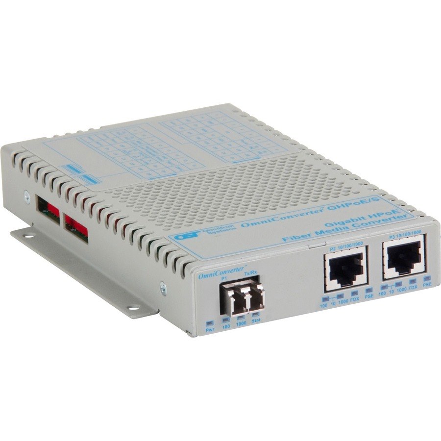 Omnitron Systems OmniConverter GHPoE/S Transceiver/Media Converter