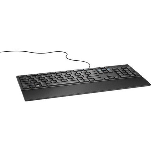 Dell KB216 Keyboard - Cable Connectivity - USB Interface - English (US), International - QWERTY Layout - Black