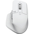 Logitech MX MASTER 3S Mouse - Bluetooth/Radio Frequency - USB - Optical - 7 Button(s) - Pale Gray