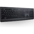 Lenovo Keyboard - Wireless Connectivity - USB Interface - English (US) - Black