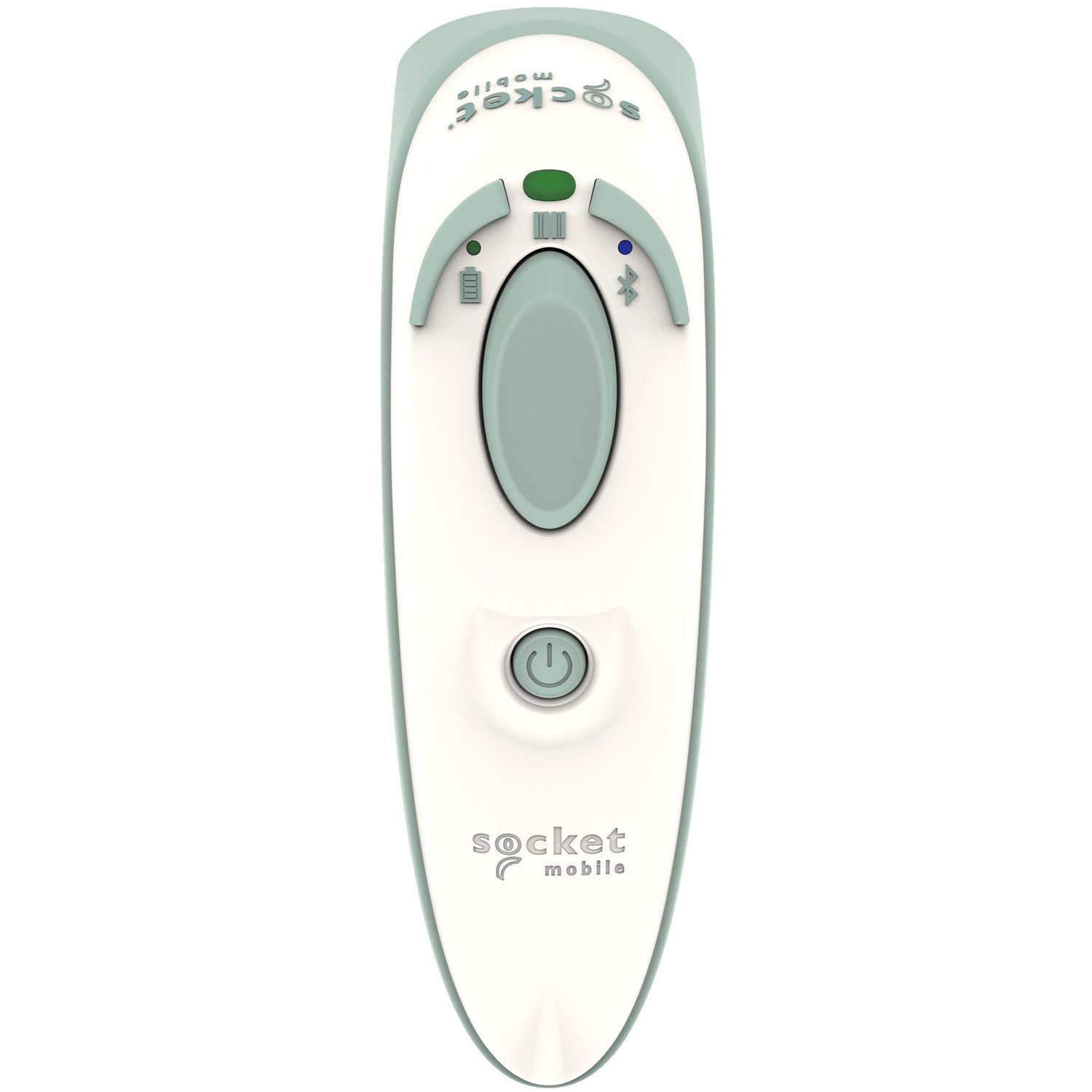 Socket Mobile DuraScan D755 Healthcare Handheld Barcode Scanner - Wireless Connectivity - Green, White