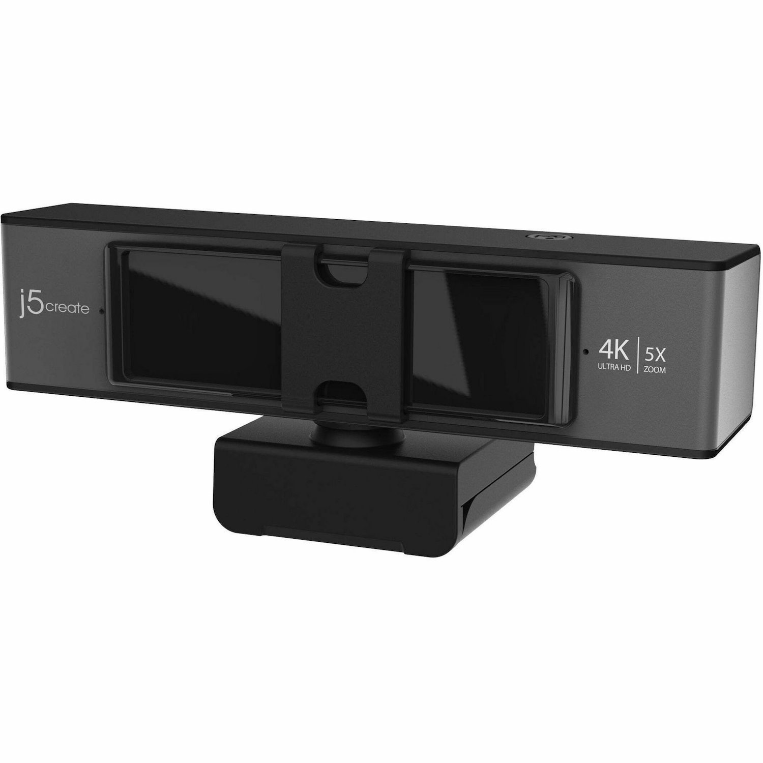 j5create JVCU435 Webcam - 8 Megapixel - 30 fps - Black, Silver - USB 2.0 Type A - 1 Pack(s)