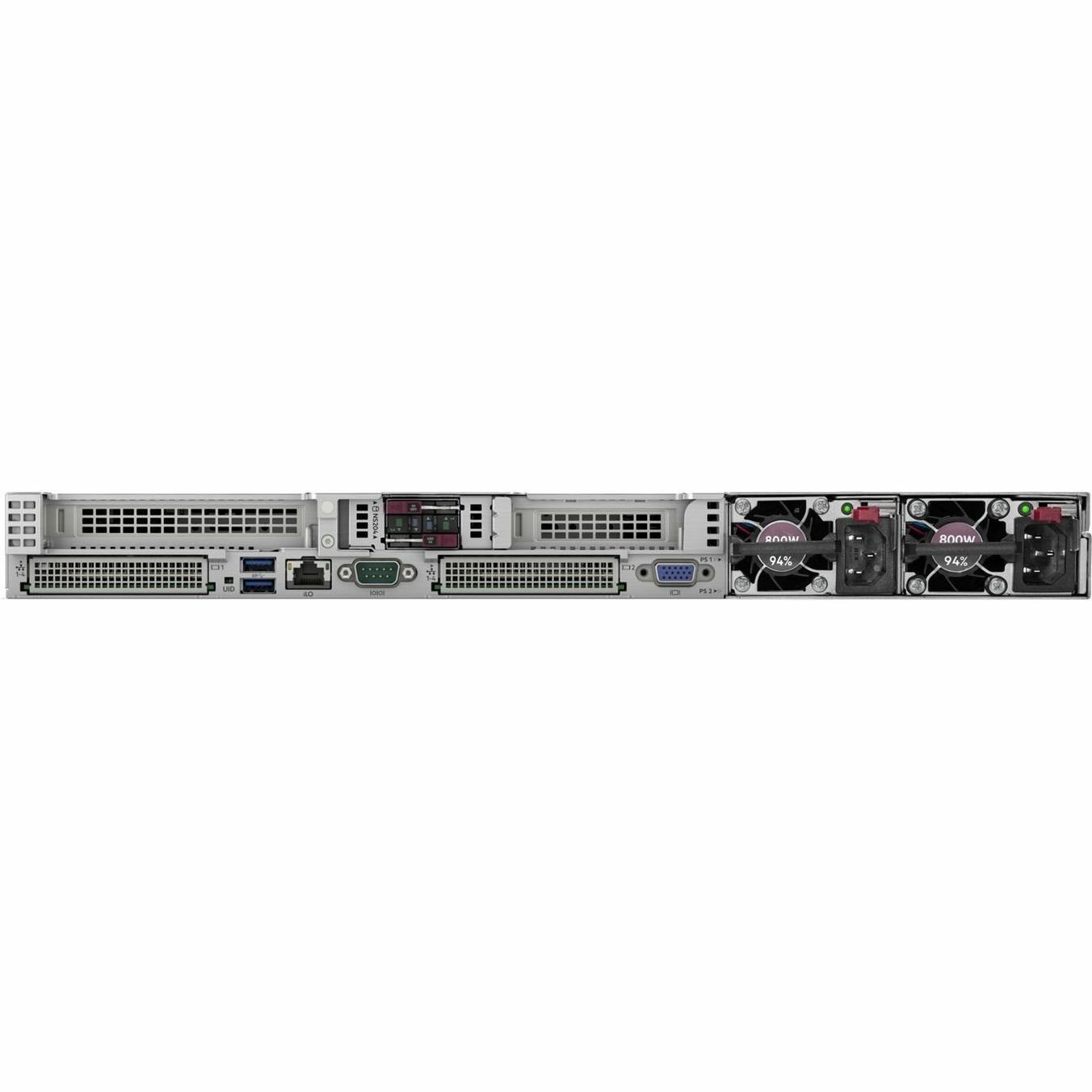 HPE ProLiant DL360 Gen11 1U Rack Server - 1 x Intel Xeon Silver 4510 2.40 GHz - 64 GB RAM - 1.88 TB SSD - (2 x 960GB) SSD Configuration - Serial ATA, Serial Attached SCSI (SAS) Controller