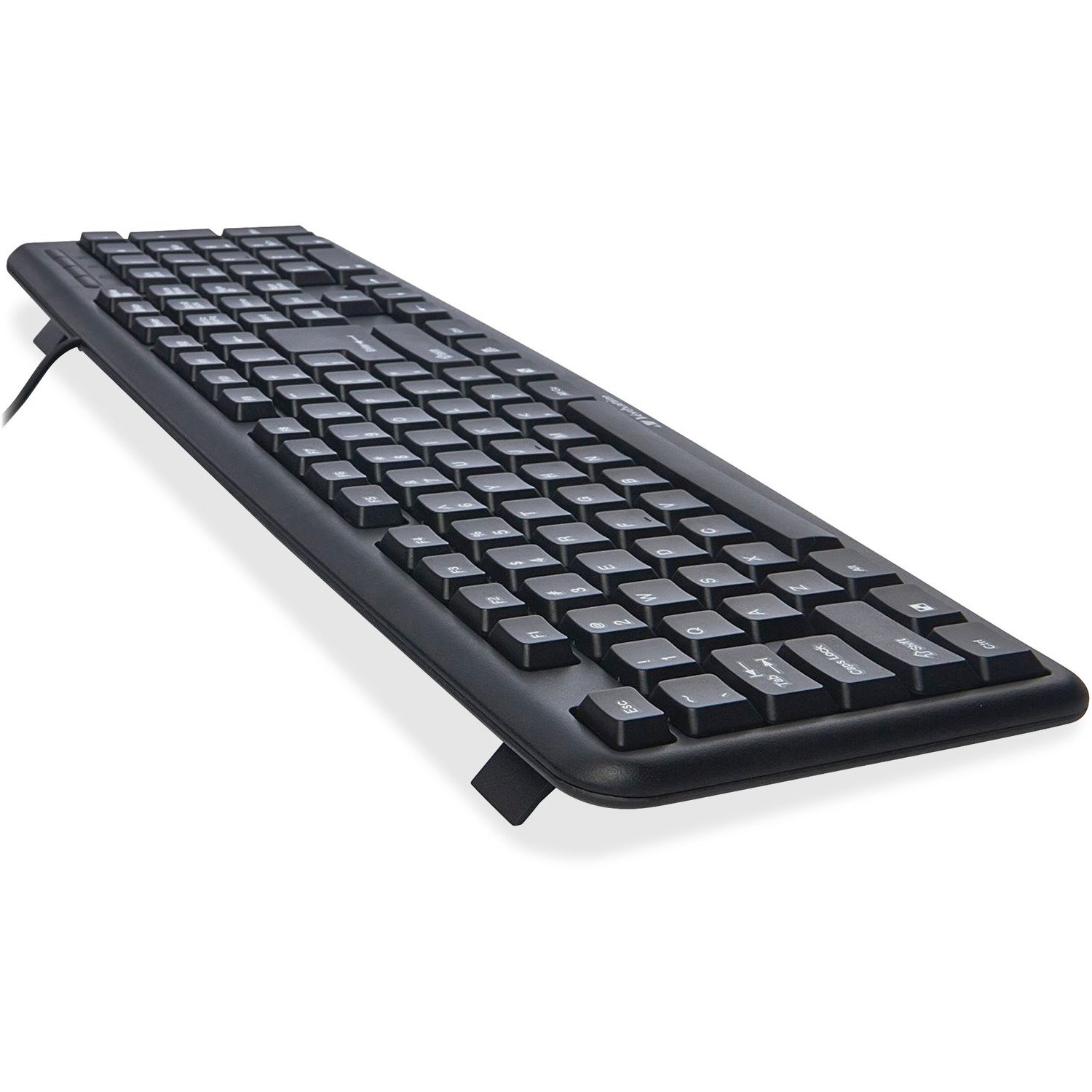 Verbatim Slimline Corded USB Keyboard and Mouse-Black