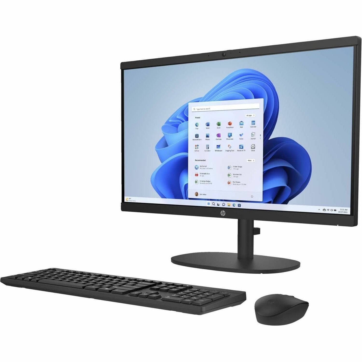 HP 22-dg0000i 22-dg0040 All-in-One Computer - Intel Pentium N200 - 21.5" Full HD - Jet Black