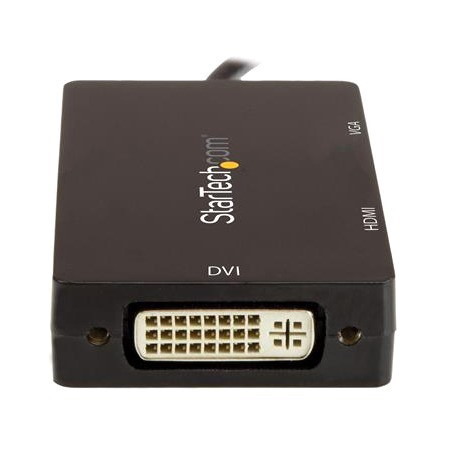 StarTech.com USB-C Multiport Video Adapter - 3-in-1 USB Type-C Video Adapter - USB-C to VGA, DVI, HDMI - 4K 30 Hz - CDPVGDVHDBP
