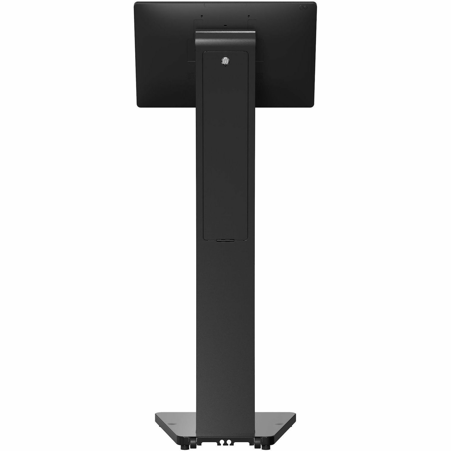 CTA Digital Sleek Floor Stand with Printer Slot for Touchscreen Monitors and Other Displays