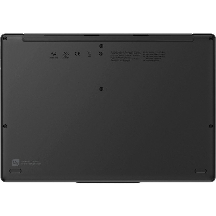 Lenovo ThinkPad X13s Gen 1 21BX0013US 13.3" Touchscreen Notebook - WUXGA - 1920 x 1200 - Qualcomm 3 GHz - 16 GB Total RAM - 16 GB On-board Memory - 256 GB SSD - Thunder Black