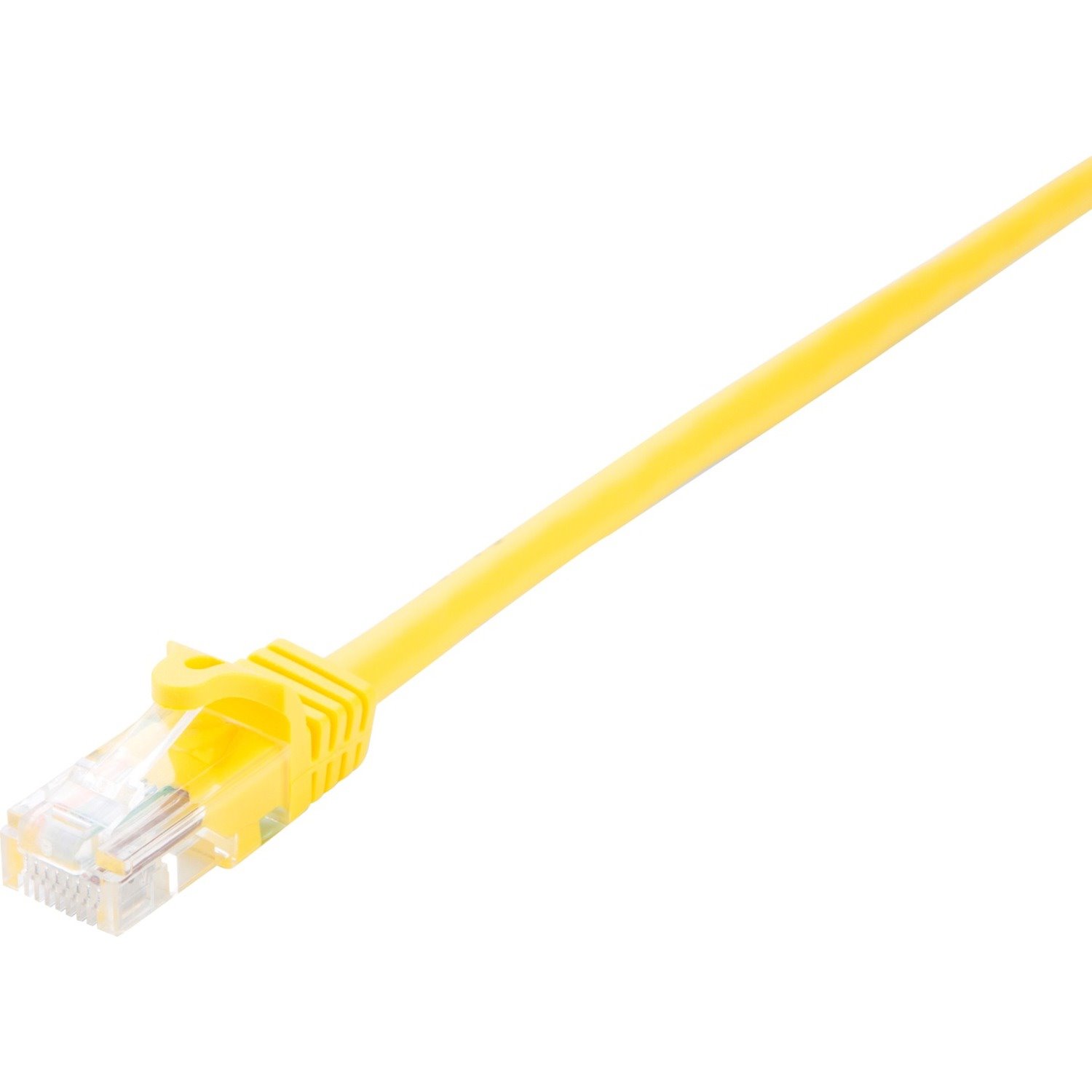 V7 V7CAT6UTP-03M-YLW-1E 3 m Category 6 Network Cable for Modem, Patch Panel, Network Card