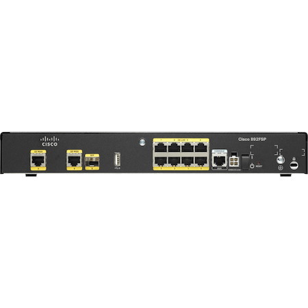 Cisco 892FSP Gigabit Ethernet Security Router with SFP