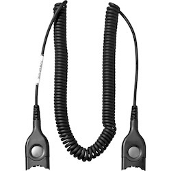 Sennheiser CEXT 01 Headset Coiled Extension Cable Adapter