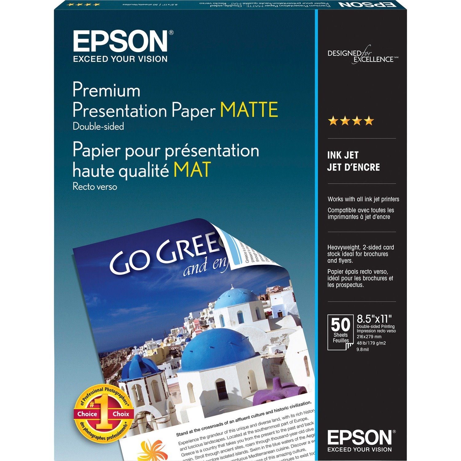Epson Inkjet Presentation Paper - White