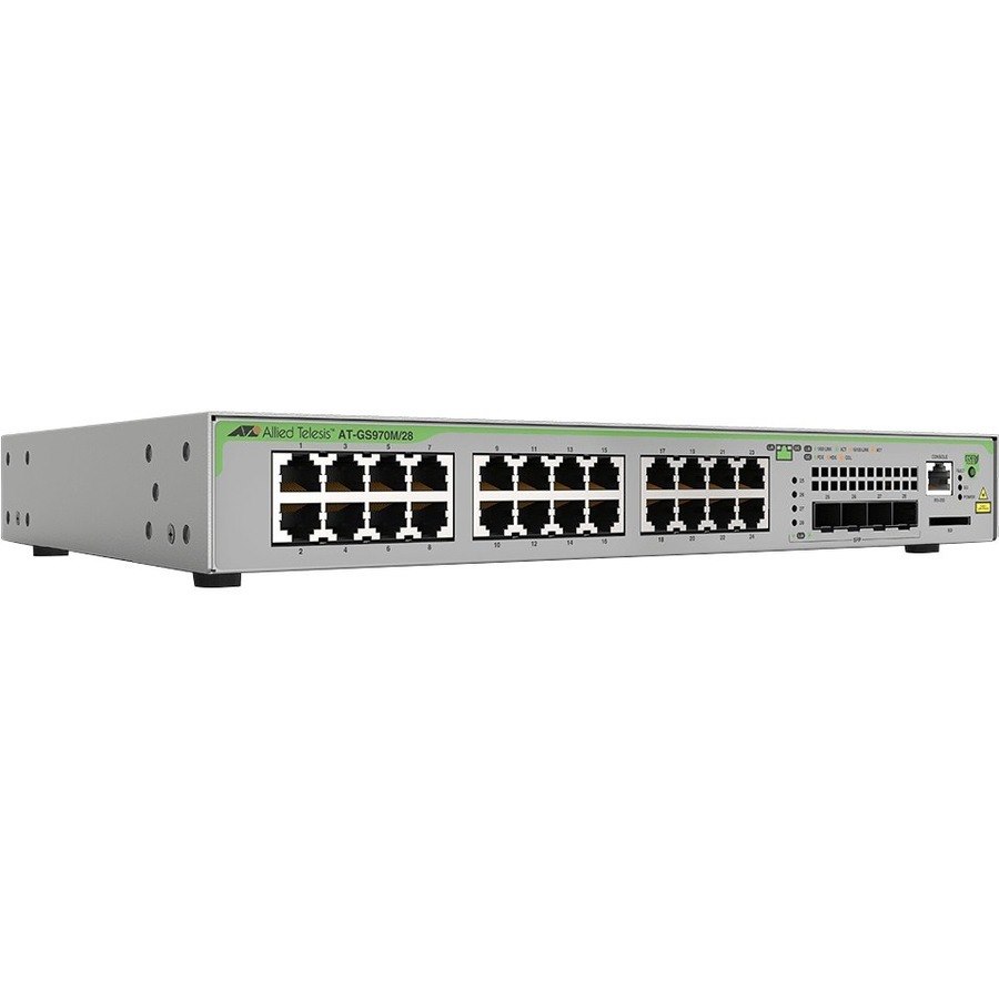 Allied Telesis CentreCOM GS970M GS970M/28PS 24 Ports Manageable Layer 3 Switch
