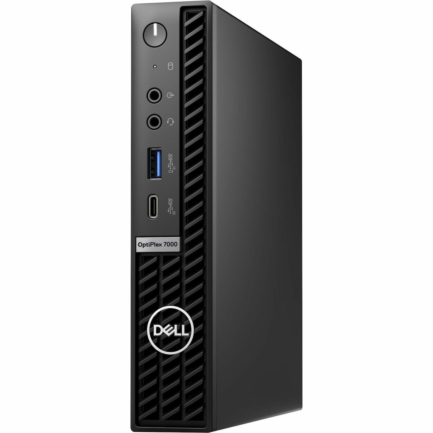 Dell OptiPlex 7000 7020 Desktop Computer - Intel Core i3 14th Gen i3-14100T - 8 GB - 256 GB SSD - Micro PC - Black