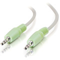 C2G 25ft 3.5mm M/M Stereo Audio Cable (PC-99 Color-Coded)