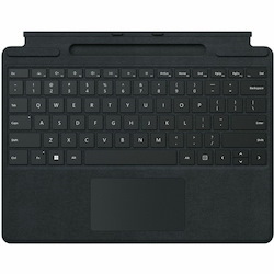 Microsoft Signature Keyboard/Cover Case Microsoft Surface Pro 8, Surface Pro 9, Surface Pro X Tablet - Black