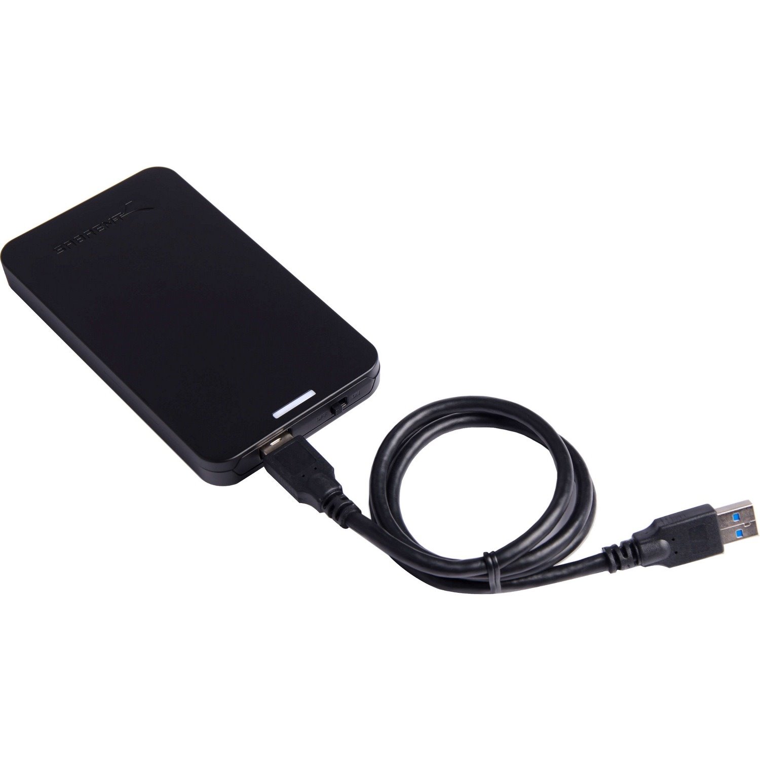 Sabrent EC-UASP Drive Enclosure - USB 3.0 Host Interface - UASP Support External - Black