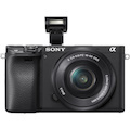 Sony &alpha;6400 24.2 Megapixel Mirrorless Camera with Lens - 16 mm - 50 mm - Black