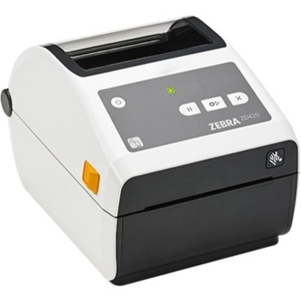 Zebra ZD420 Desktop Thermal Transfer Printer - Monochrome - Label/Receipt Print - USB - Bluetooth